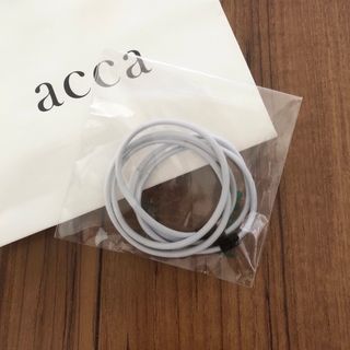 アッカ(acca)のacca 新品ヘアポニー(ヘアゴム/シュシュ)