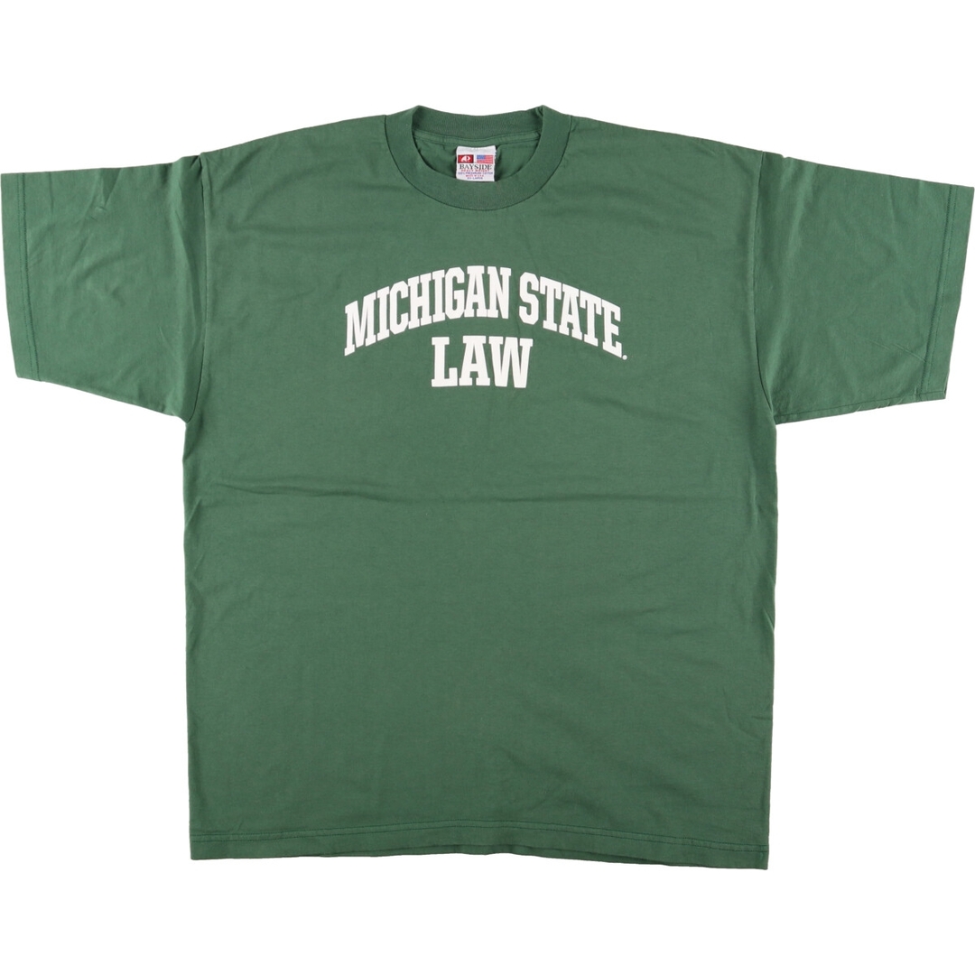 BAYSIDE MICHIGAN STATE ミシガン州立大学 カレッジTシャツ USA製 メンズXXL /eaa313777