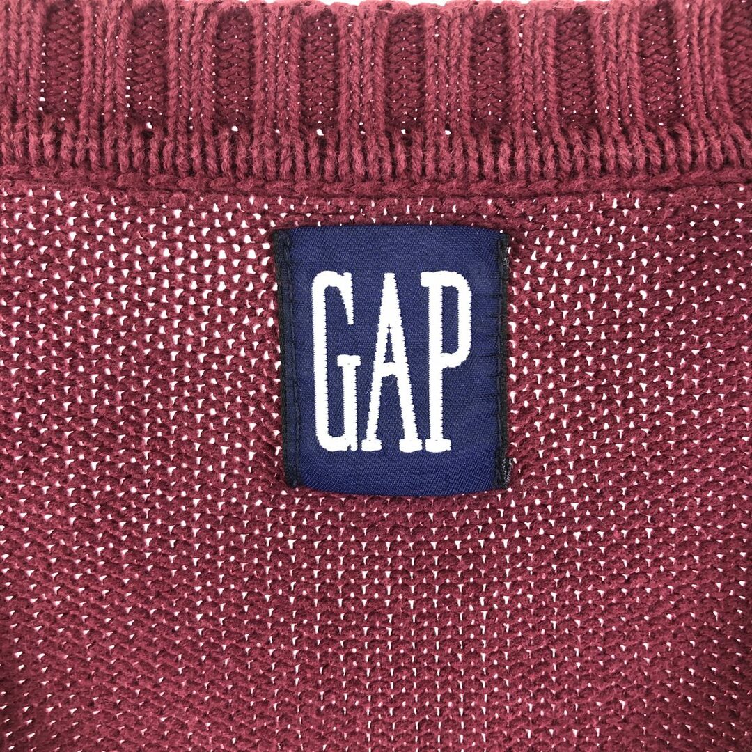 GAP(ギャップ)の古着 90年代 ギャップ GAP オールドギャップ コットンニットセーター メンズXL ヴィンテージ /eaa367231 メンズのトップス(ニット/セーター)の商品写真