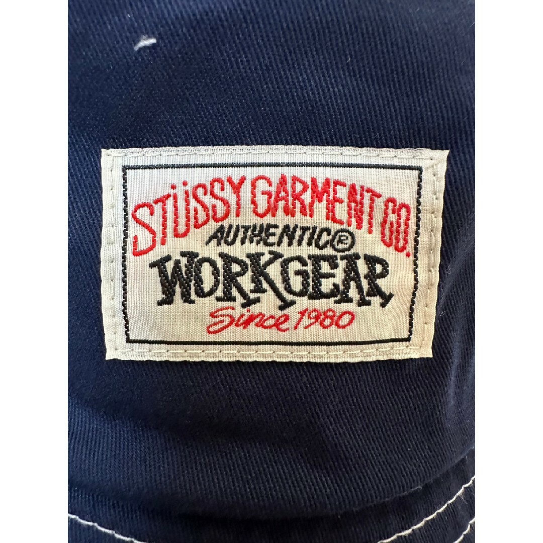 [海外限定] Stussy Workgear バケットハット ネイビーハット