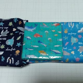 やんば様専用ページ⭐ダブルガーゼハンカチ⭐3枚セット(外出用品)