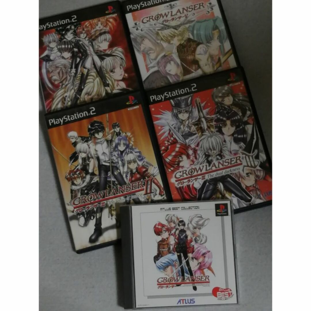 PlayStation2 - グローランサー(GROW LANSER)1,2,3,4,5うるし原智志