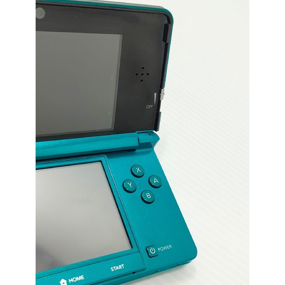 美品】ニンテンドー3DS アクアブルー 本体 箱 充電器付属 - 携帯用