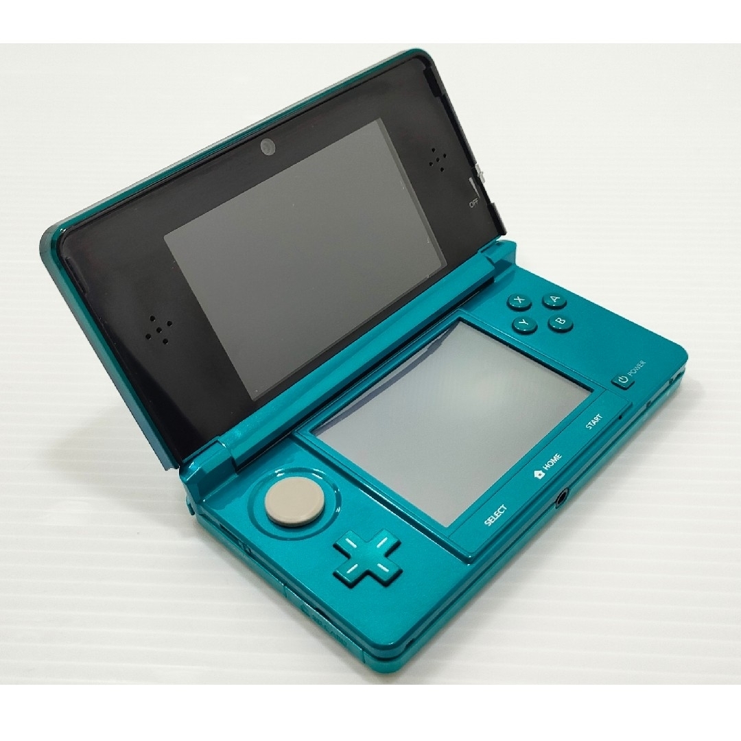 美品】ニンテンドー3DS アクアブルー 本体 箱 充電器付属 - 携帯用