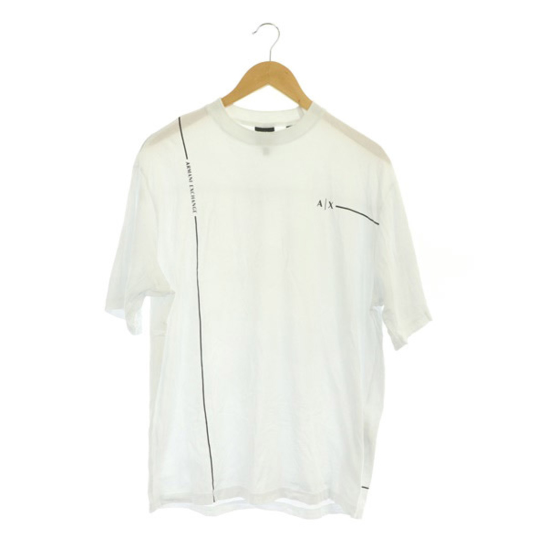 ARMANI EXCHANGE(アルマーニエクスチェンジ)のアルマーニエクスチェンジ Tシャツ カットソー 半袖 コットン ライン ロゴ メンズのトップス(Tシャツ/カットソー(半袖/袖なし))の商品写真