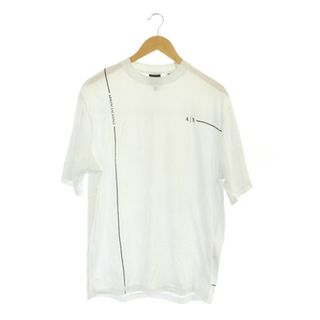 アルマーニエクスチェンジ(ARMANI EXCHANGE)のアルマーニエクスチェンジ Tシャツ カットソー 半袖 コットン ライン ロゴ(Tシャツ/カットソー(半袖/袖なし))