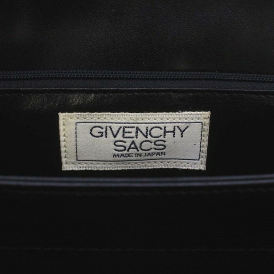 GIVENCHY SACS ヴィンテージ ハンドバッグ レザー 4Gロゴ 黒