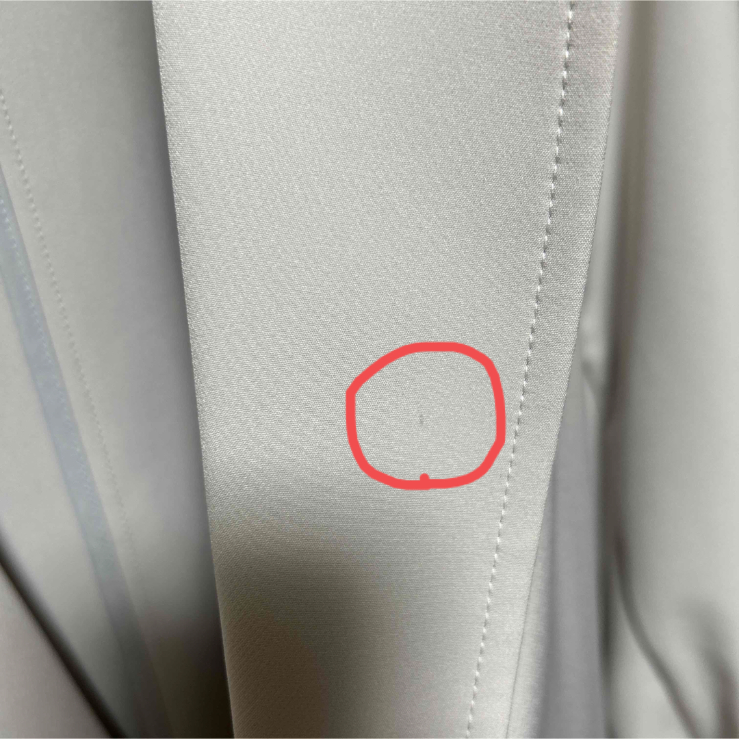 SLY(スライ)のライトロングコート ライトグレー レディースのジャケット/アウター(ロングコート)の商品写真
