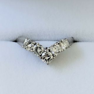 メレダイヤ0.23ct プラチナ850 リング9号　ジュエリーマキ