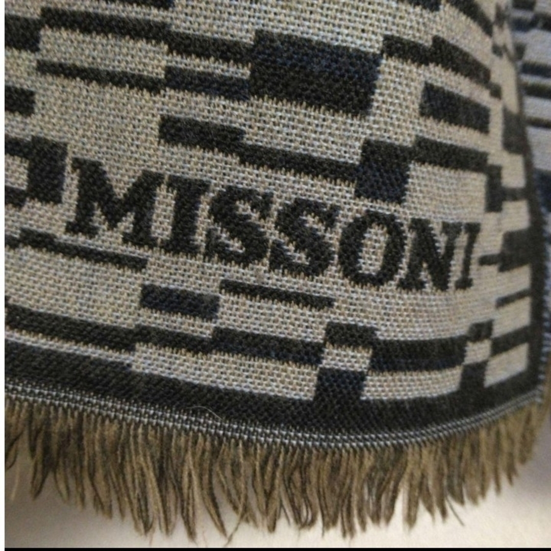 ミッソーニ MISSONI かぎ編み ウール ニット マフラー ストール