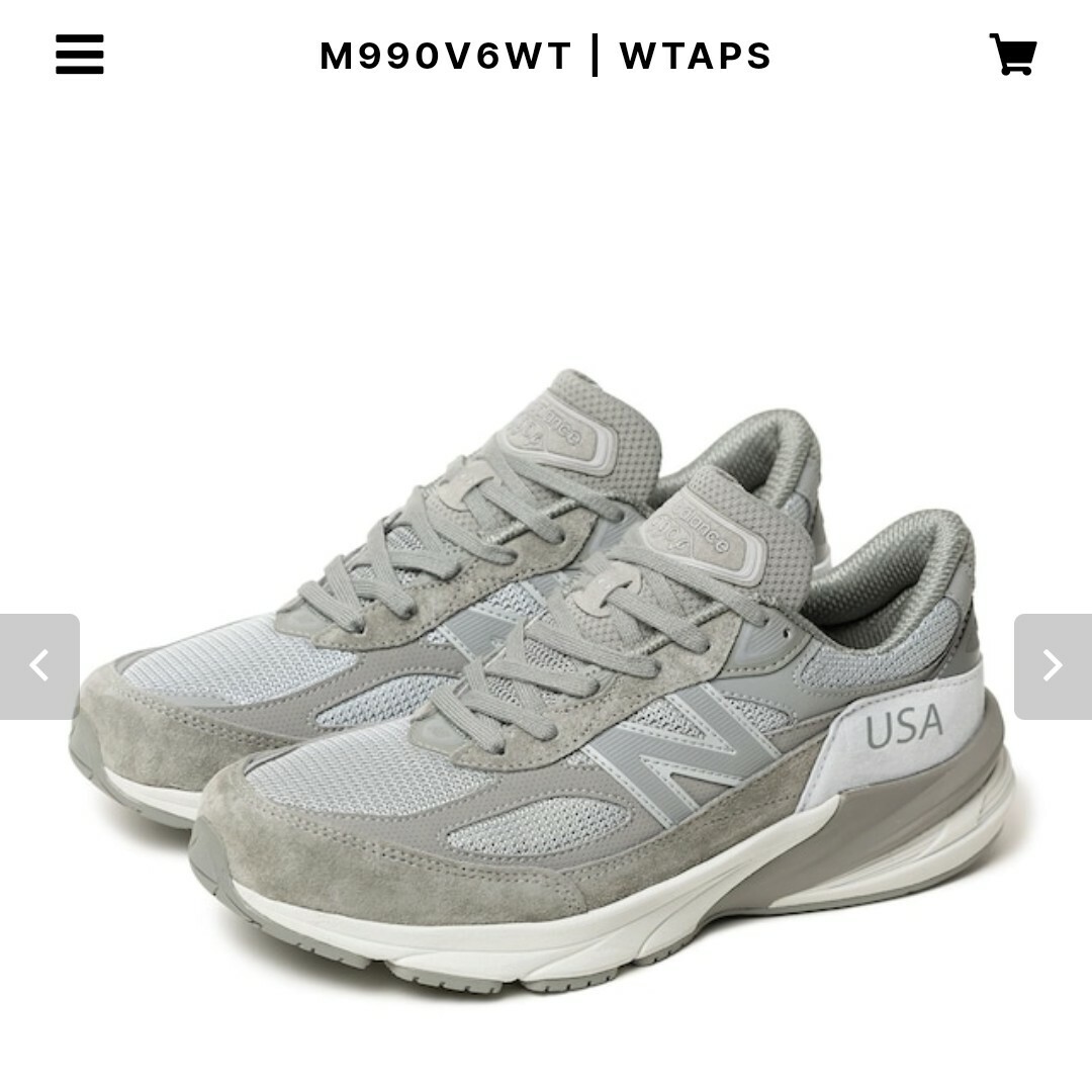 W)taps - WTAPS × New Balance 990V6 