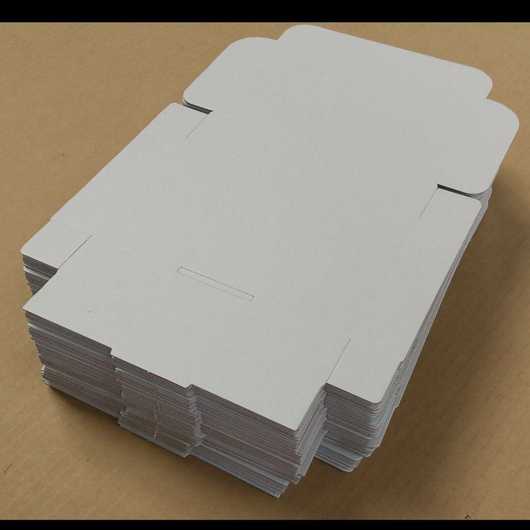 新品未使用両面白400枚小型ダンボール箱ゆうパケット 定形外郵便(規格内)
