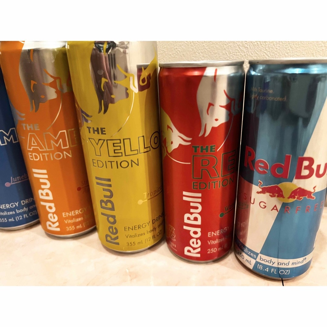 Red Bull アメリカ 6本セット 輸入 限定 エナジードリンクの通販 by ...