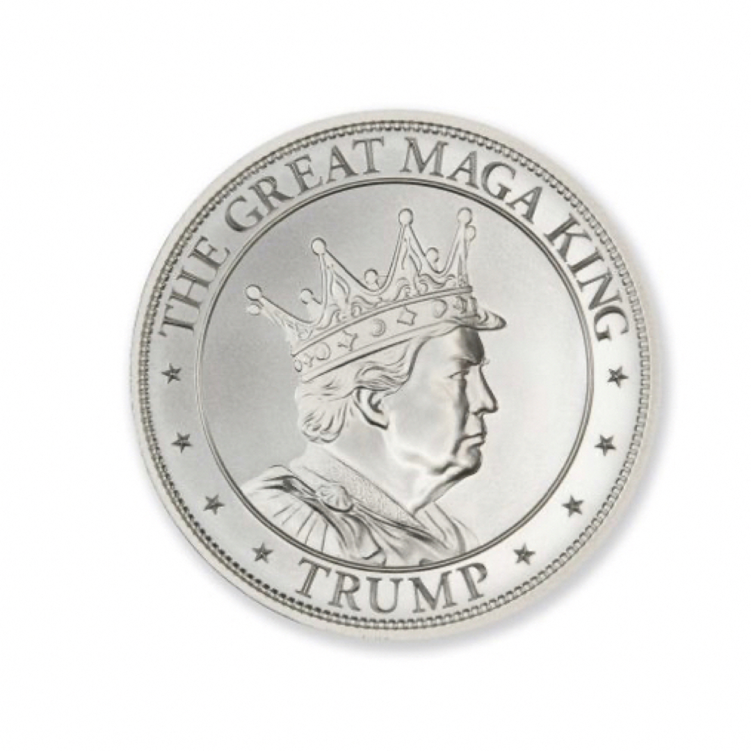 トランプ大統領　MAGAハット　1オンス  銀貨貨幣