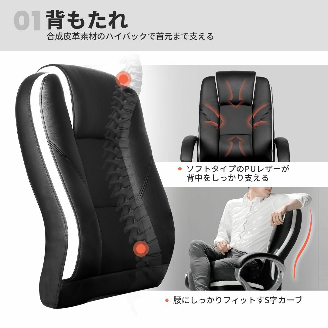 NEO CHAIR オフィスチェア パソコンチェア ワークチェア コンパクト デの通販 by れおくん's shop｜ラクマ