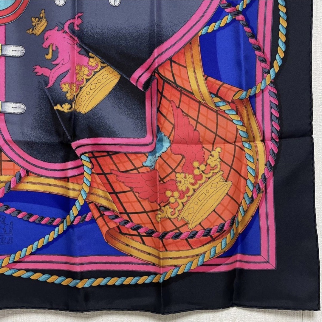 Hermes - HERMES エルメス カレ 90 スカーフ GRANDE TENUE 馬の礼装の