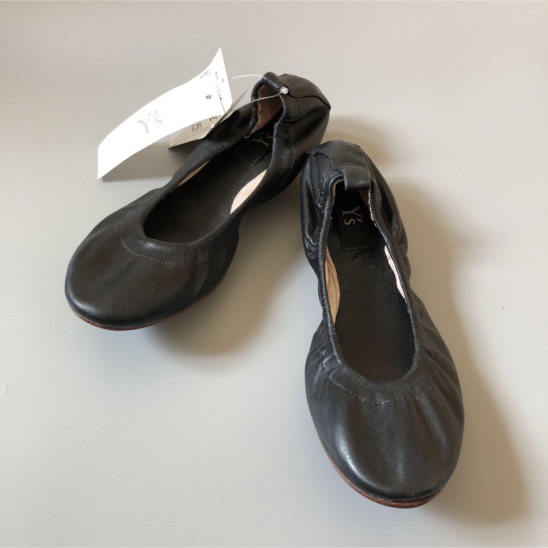 【新品・タグ付き】Y’s Lether Flat Shoes ヨウジヤマモトシューズバンド品番