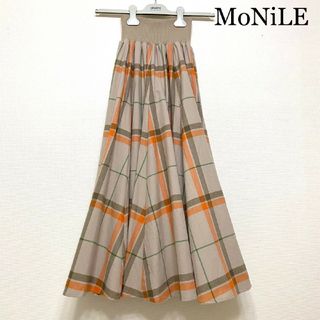 スコットクラブ(SCOT CLUB)のポム様専用　新品タグ付　MoNiLE(モニーレ) ベージュ(ロングスカート)