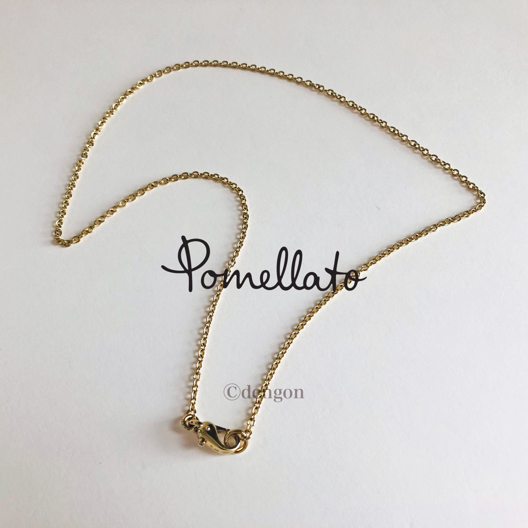 Pomellato(ポメラート)のポメラート　Pomellato チェーンネックレス　42㎝　ホワイトゴールド レディースのアクセサリー(ネックレス)の商品写真