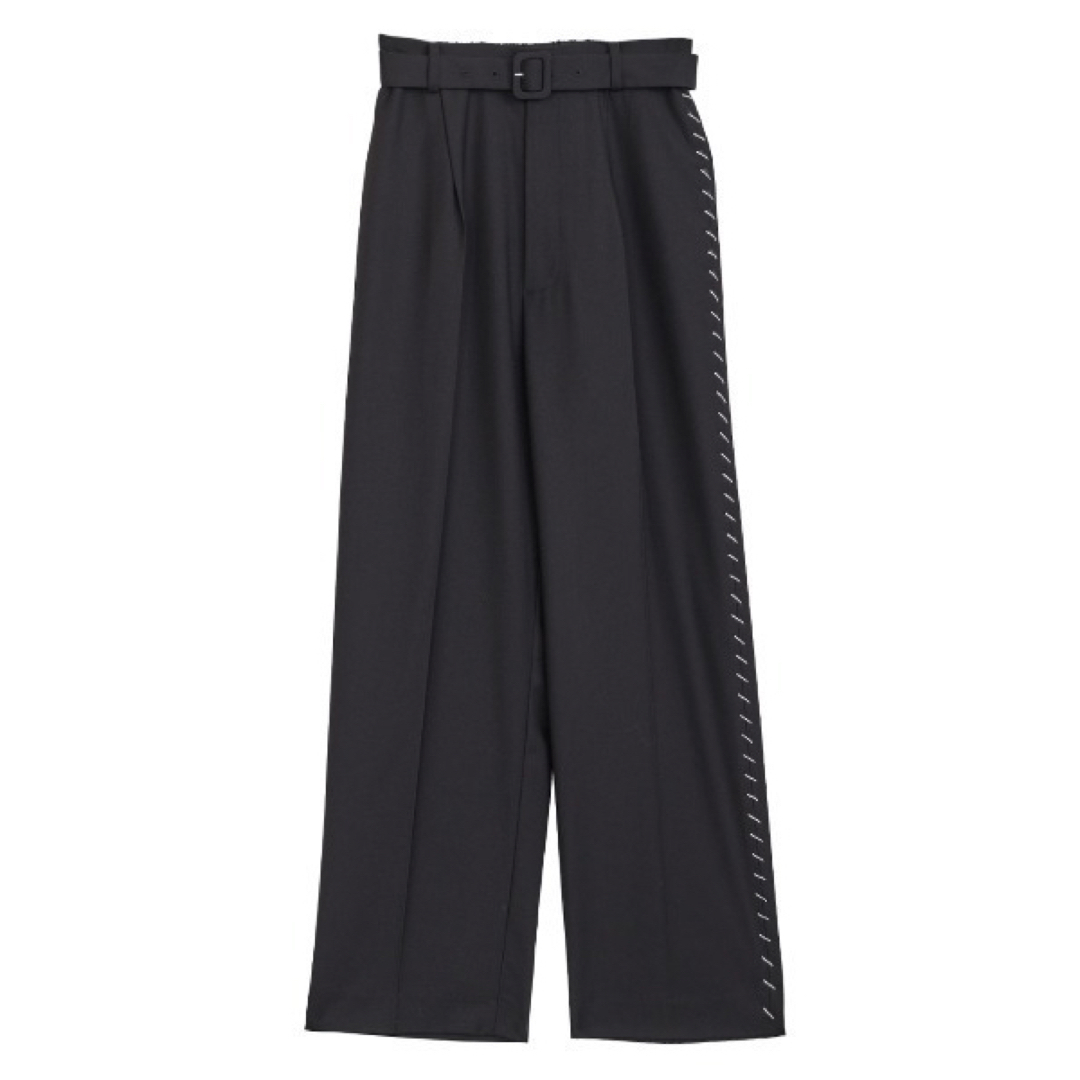 ameri SIDE STITCH STRAIGHT PANTS