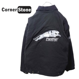 【Corner Stone】コーデュロイ襟 中綿入りダックジャケット S-123