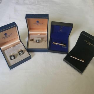 銀座和光　ネクタイピン➕イブ・サンローラン　カフスボタン　１８Ｋ