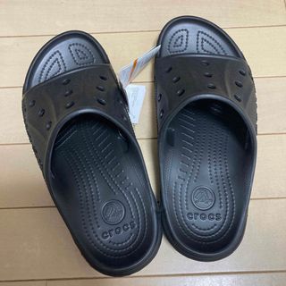 クロックス(crocs)の新品 23㎝ クロックス バヤ スライド ブラック シャワーサンダル(サンダル)