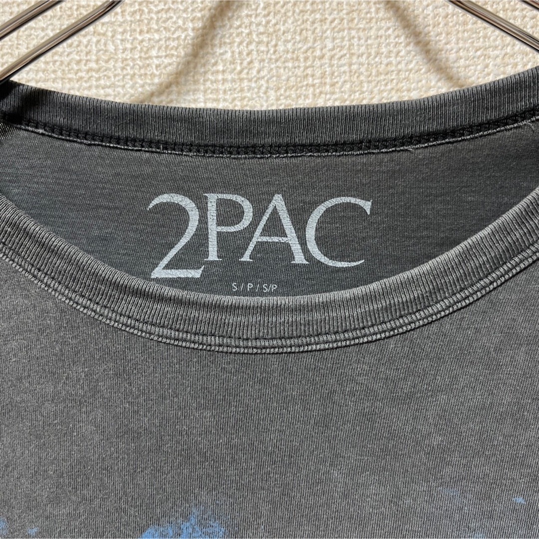【雰囲気抜群】2PAC ヴィンテージ加工 Tシャツ フェード シングルステッチ