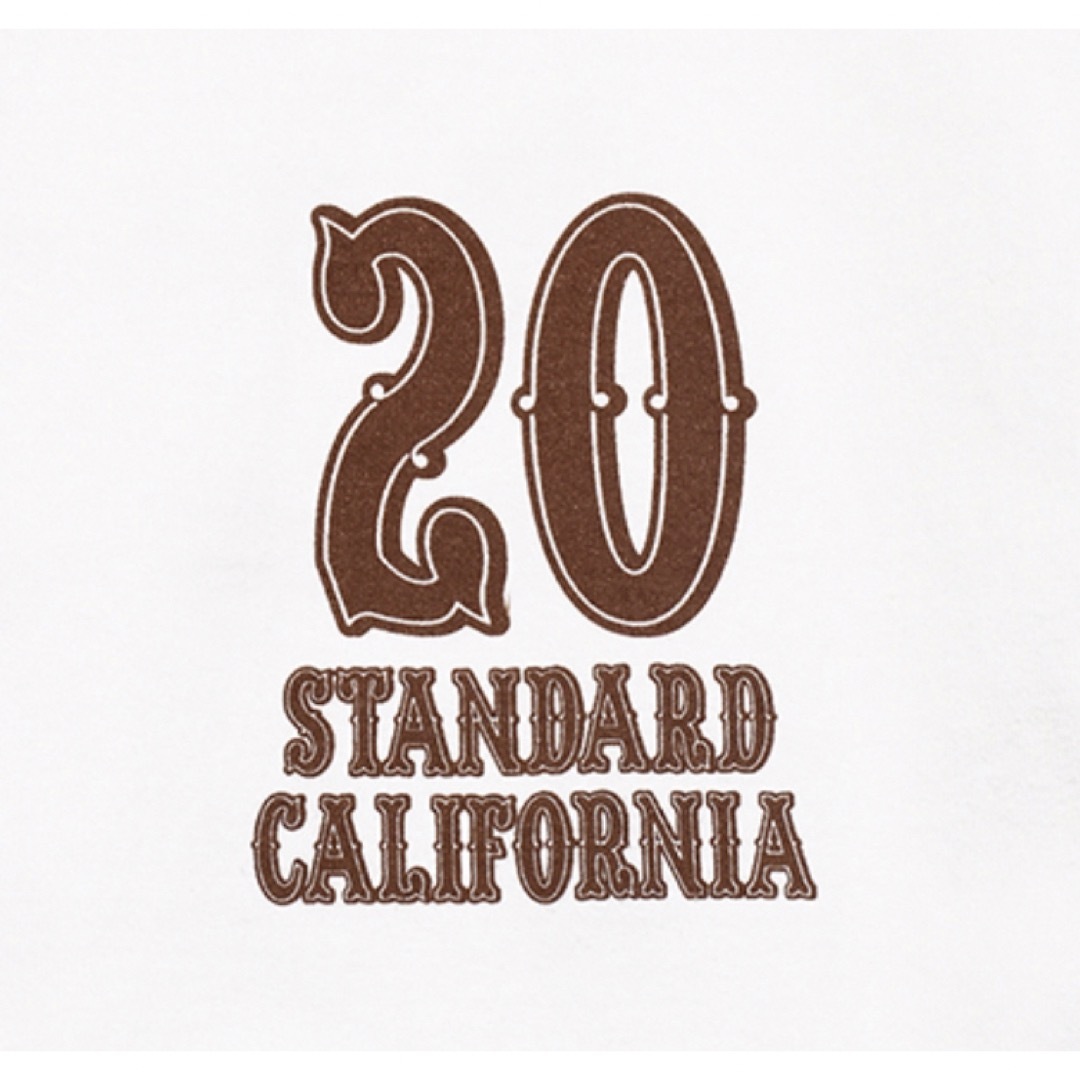 【Standard California】20周年ロゴＴシャツ ホワイト Ｌ 5