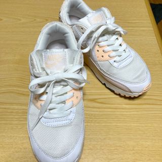 ナイキ(NIKE)のNIKE AIRMAX90 24cm ホワイト(スニーカー)