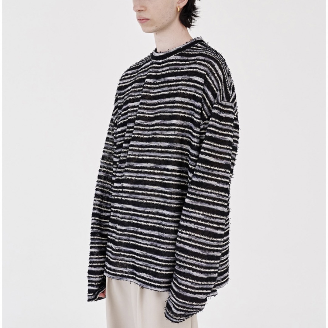 メンズREON STUDIO STRIPE KNIT