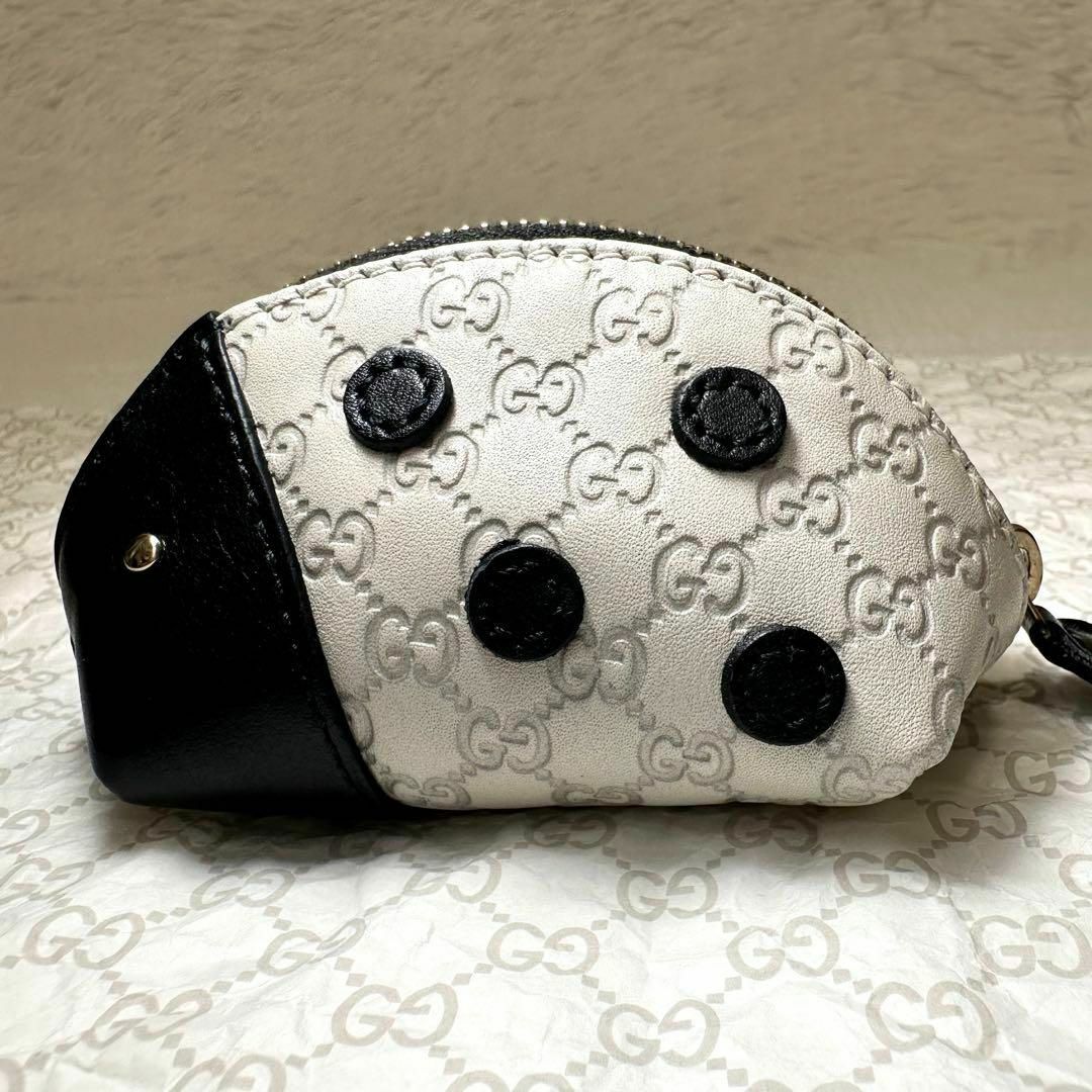 極美品✨GUCCI GG チルドレン てんとう虫 コインケース 正規品 鑑定済み-