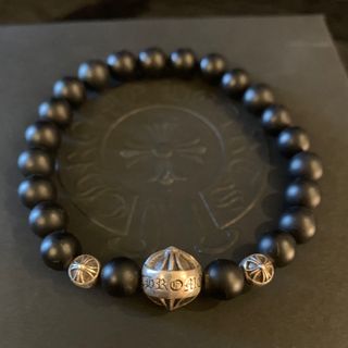 クロムハーツ(Chrome Hearts)のクロムハーツ　オニキス　ビーズブレスレット　8mm(ブレスレット)