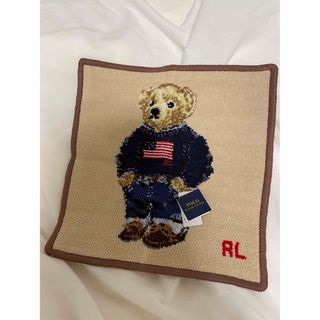 ポロラルフローレン(POLO RALPH LAUREN)のポロラルフローレン　ポロベア　シェニール織　ハンカチ　ベージュ(ハンカチ)