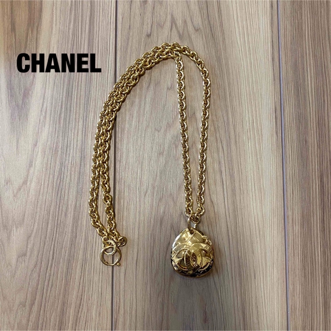 CHANEL ココマーク　チェーン　ネックレス　ゴールド　ビンテージ