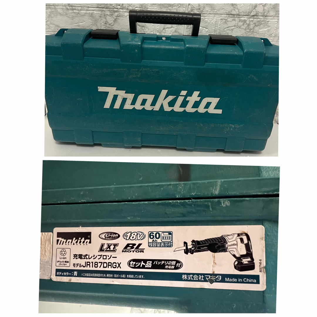 Makita マキタ 充電式レシプロソー 18V6Ahバッテリ2本 充電器 JR186DRGXの通販 by kenn's shop｜マキタならラクマ