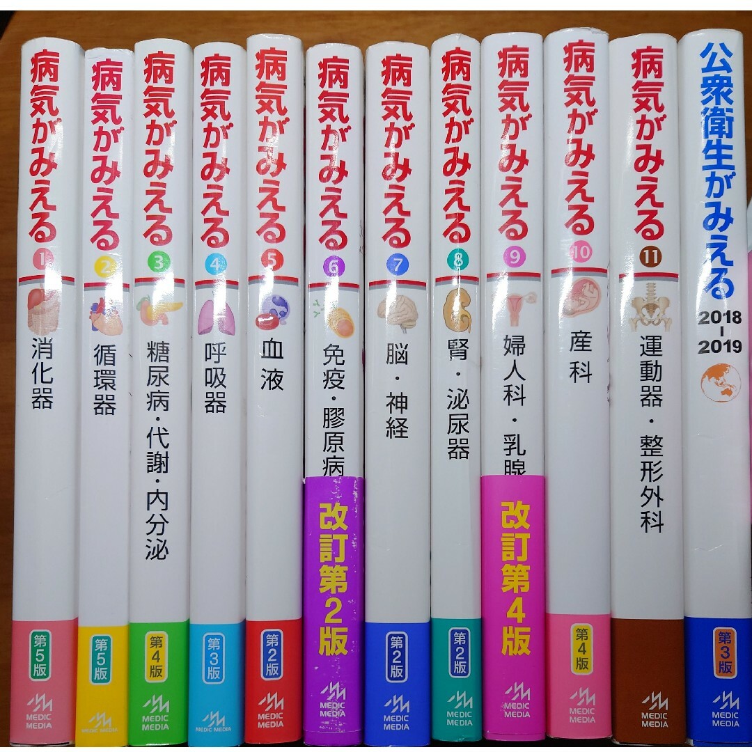 病気がみえるの1～11 ＋ 公衆衛生がみえる-