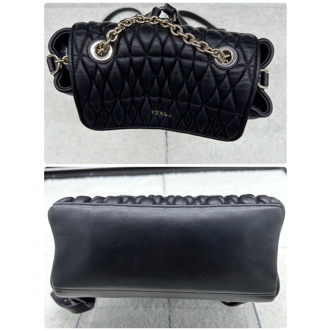 Furla - 【FURLA】フルラ リュック レザー キルティング チェーン