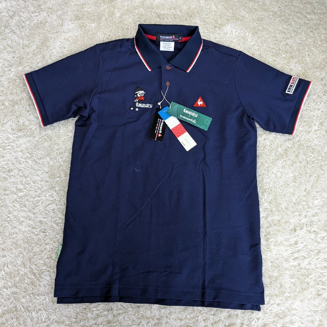 LE COQ GOLF ルコックゴルフ ×Laundry  半袖ポロシャツ