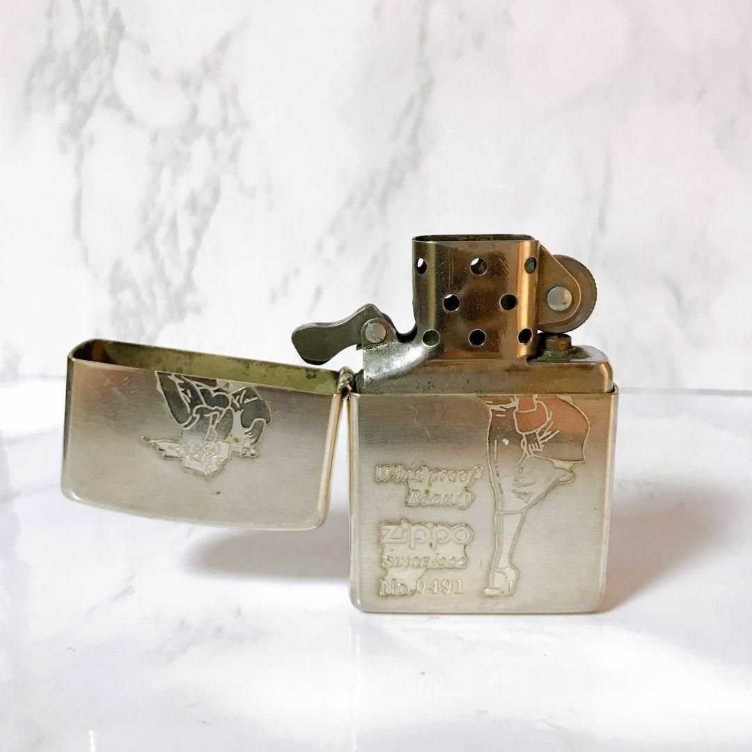 ZIPPO(ジッポー)の希少　2003年製　ウィンドプルーフ　wind proof Beauty メンズのメンズ その他(その他)の商品写真