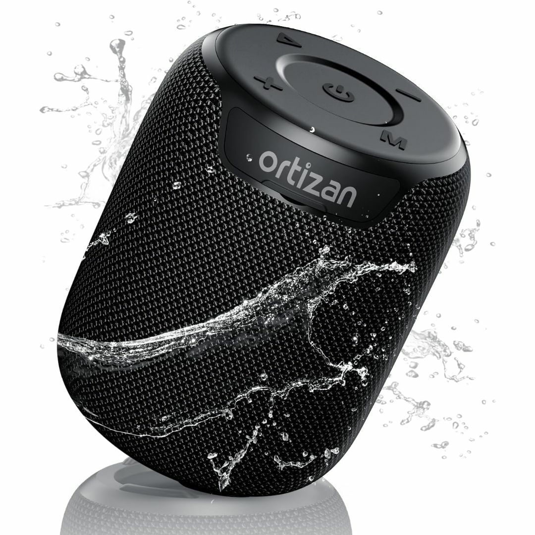 Ortizan スピーカー bluetooth 防水 IPX7 小型 ワイヤレス