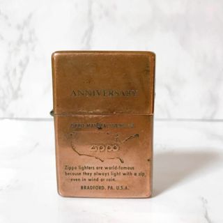 ジッポー(ZIPPO)の限定希少　ジッポー　ZIPPO　ANNIVERSARY 1994年製　ブロンズ(その他)