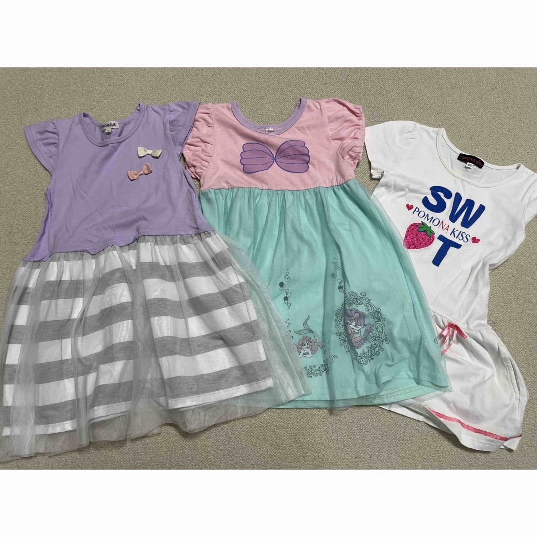 SHOO・LA・RUE(シューラルー)のワンピース 120 3点セット まとめ売り キッズ/ベビー/マタニティのキッズ服女の子用(90cm~)(ワンピース)の商品写真