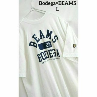 ビームス(BEAMS)の✨新品 ビームス Bodega×BEAMS Tシャツ プリント 半袖 L 刺繍(Tシャツ/カットソー(半袖/袖なし))