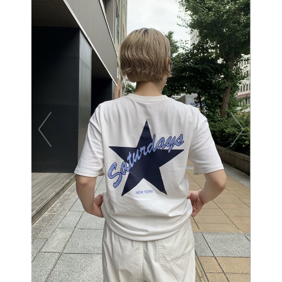 Saturdays NYC(サタデーズニューヨークシティ)のSATURDAYS NYC Saturdays Star Relaxed Ss  メンズのトップス(Tシャツ/カットソー(半袖/袖なし))の商品写真