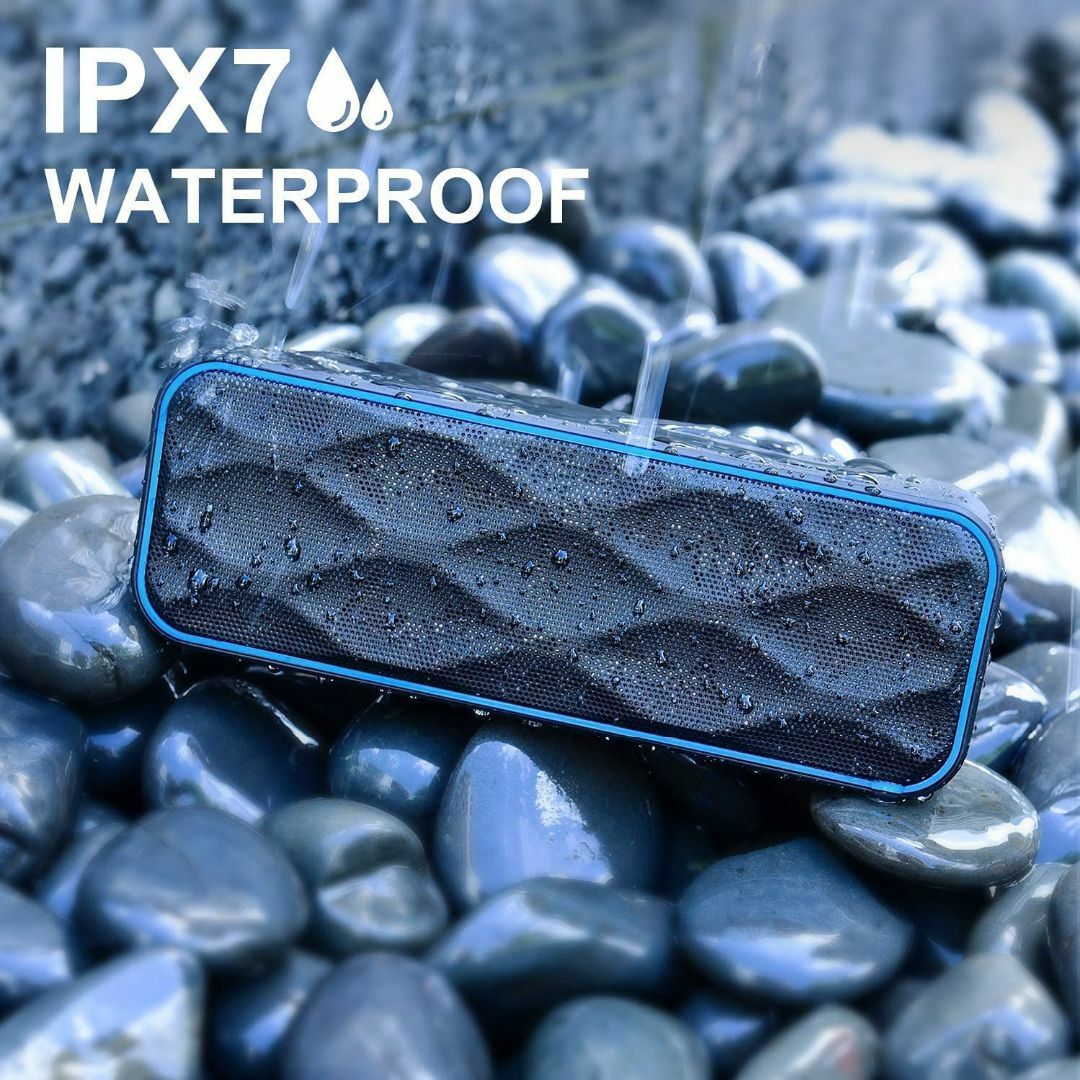 Bluetooth スピーカー ワイヤレススピーカー IPX7防水 風呂 ステレ