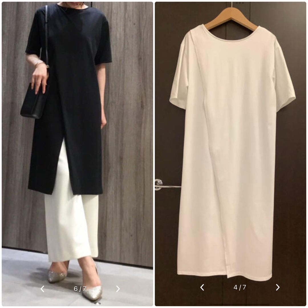 新品 theory luxe 20AW ウォッシャブル 2wayチュニック 白 - チュニック
