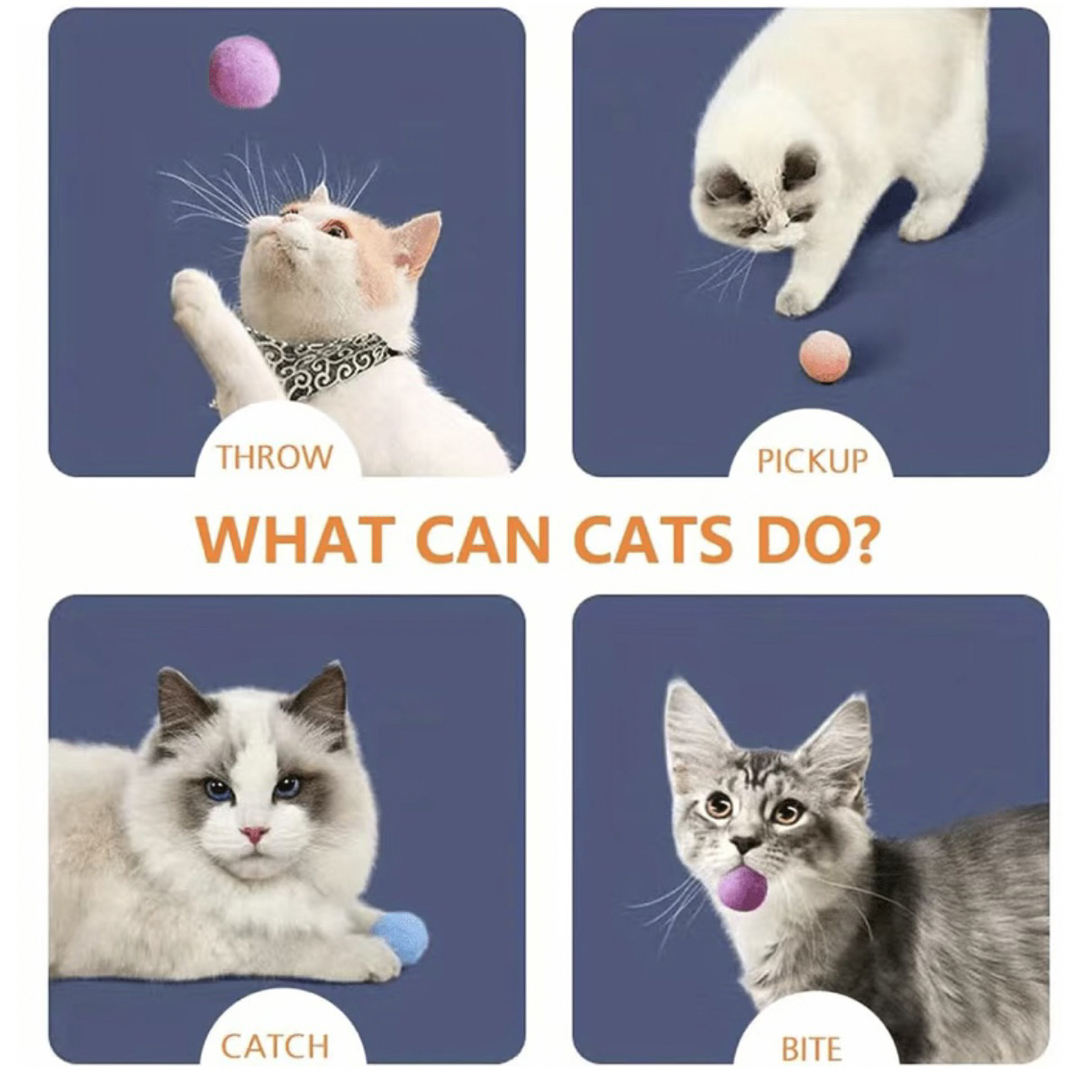 猫おもちゃ　ボール　増量中 ハンドメイドのペット(おもちゃ/ペット小物)の商品写真