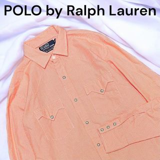 ラルフローレン(Ralph Lauren)のラルフローレン★LAKE WESTERN ギンガムチェック ウエスタンシャツ(シャツ)