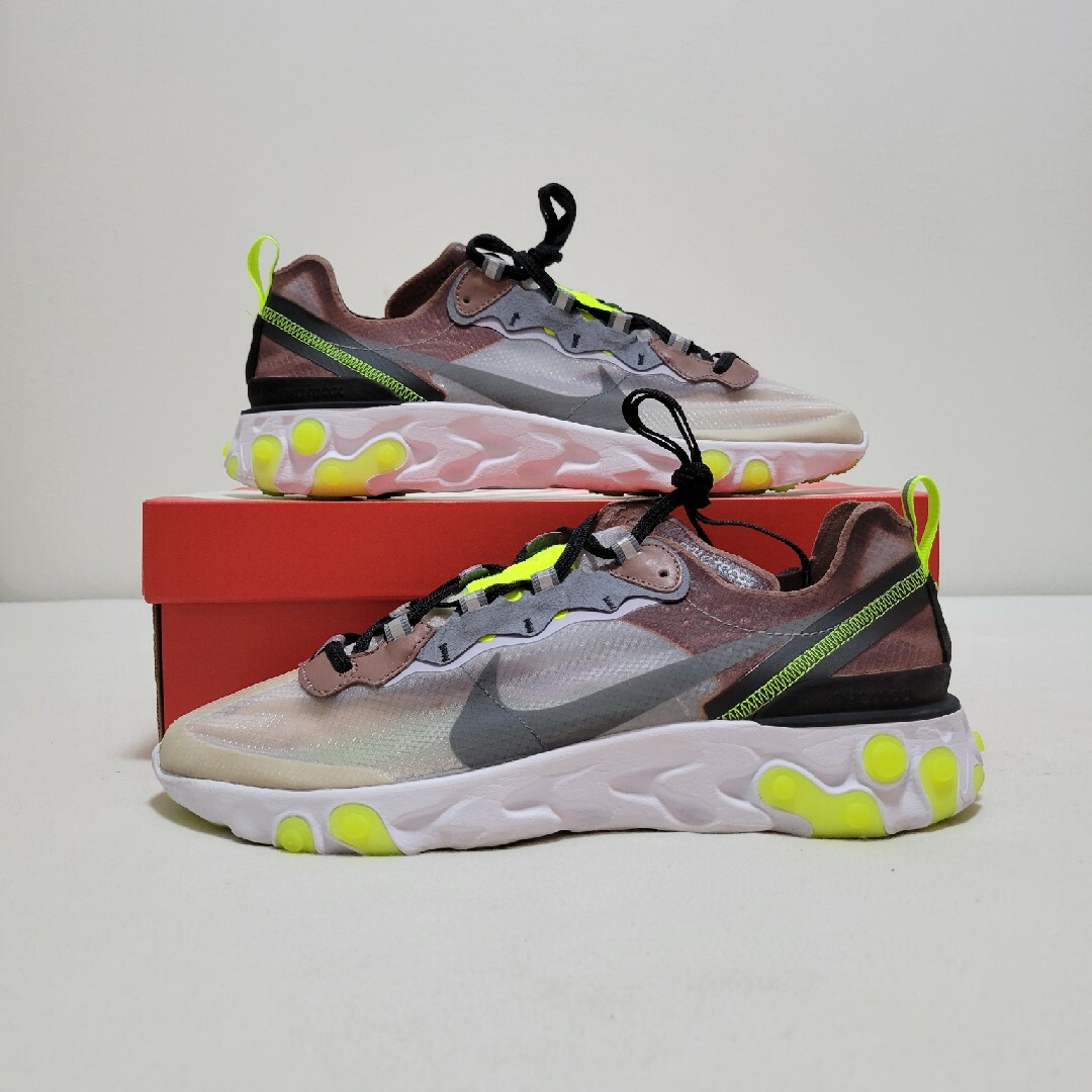 即発送 27.0 Nike REACT Element 87 red リアクト